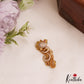 Beautiful Antique Peacock Motifs AD Saree Pin SP61