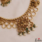 Classic Antique Lord Krishna Chariot Motifs With Pearl Bead Drops NC3020