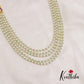Elegant Multi-Layer Pearls haaram  with Jadau side pendants LH2022