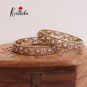 Beautiful Ad Victorian Bangles B196 (Available in 2 Colours)