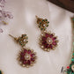 Stunning Floral Leaf Motifs CZ Victorian Choker NC3115