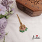 Beautiful Jadau Antique Lakshmi Maang Tikka With Pearl Drops MT301