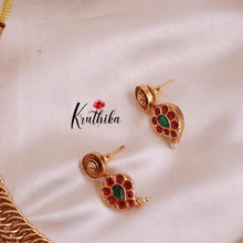 Elegant Two-in-one Reversible Kempu Necklace NC1869