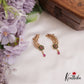 Sparkling Floral Motifs Ear Climbers E910 (Available In 3 Colors)