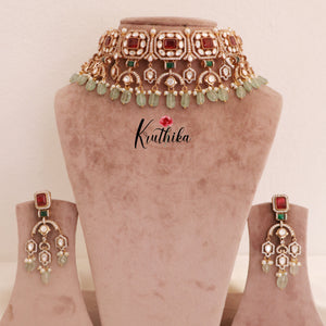 Elegant Premium Kundan Chocker NC1758 (Available in 3 Colours)