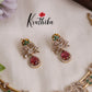 Beautiful Two Layer Hasli Ruby Pendant Drop Necklace NC2191
