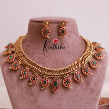 Elegant Two-in-one Reversible Kempu Necklace NC1869