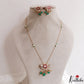 Pretty Sparrow Motifs Polki Pendant Chain NC3103 (Available In 3 Colors)