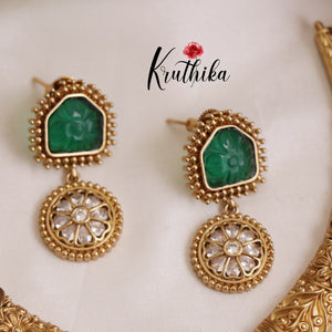 Beautiful  AD Victorian Hasli  Necklace Sets NC2019 (Available in 2 colours)