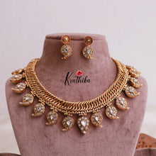 Elegant Two-in-one Reversible Kempu Necklace NC1869