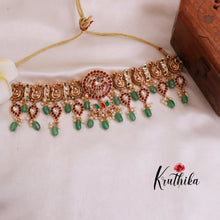 Elegant Peacock Kempu Chocker NC1870 (Available in 2 Colours)