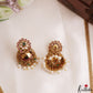Pretty Floral Motifs Kemp Choker With Pearl Drops NC3195