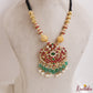 Beautiful Jadau Pendant Black Thread Necklace NC3322