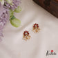 Classic Kemp Floral Motifs Earcuffs | Upper Earrings | Bugadi Earrings E1025 (Available In 4 Colors)