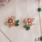 Pretty Sparrow Motifs Polki Pendant Chain NC3103 (Available In 3 Colors)