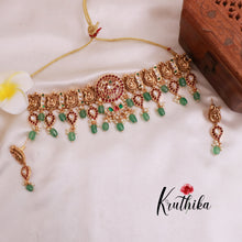 Elegant Peacock Kempu Chocker NC1870 (Available in 2 Colours)