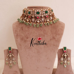 Elegant Premium Kundan Chocker NC1758 (Available in 3 Colours)