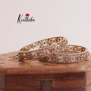 Beautiful Ad Victorian Bangles B196 (Available in 2 Colours)