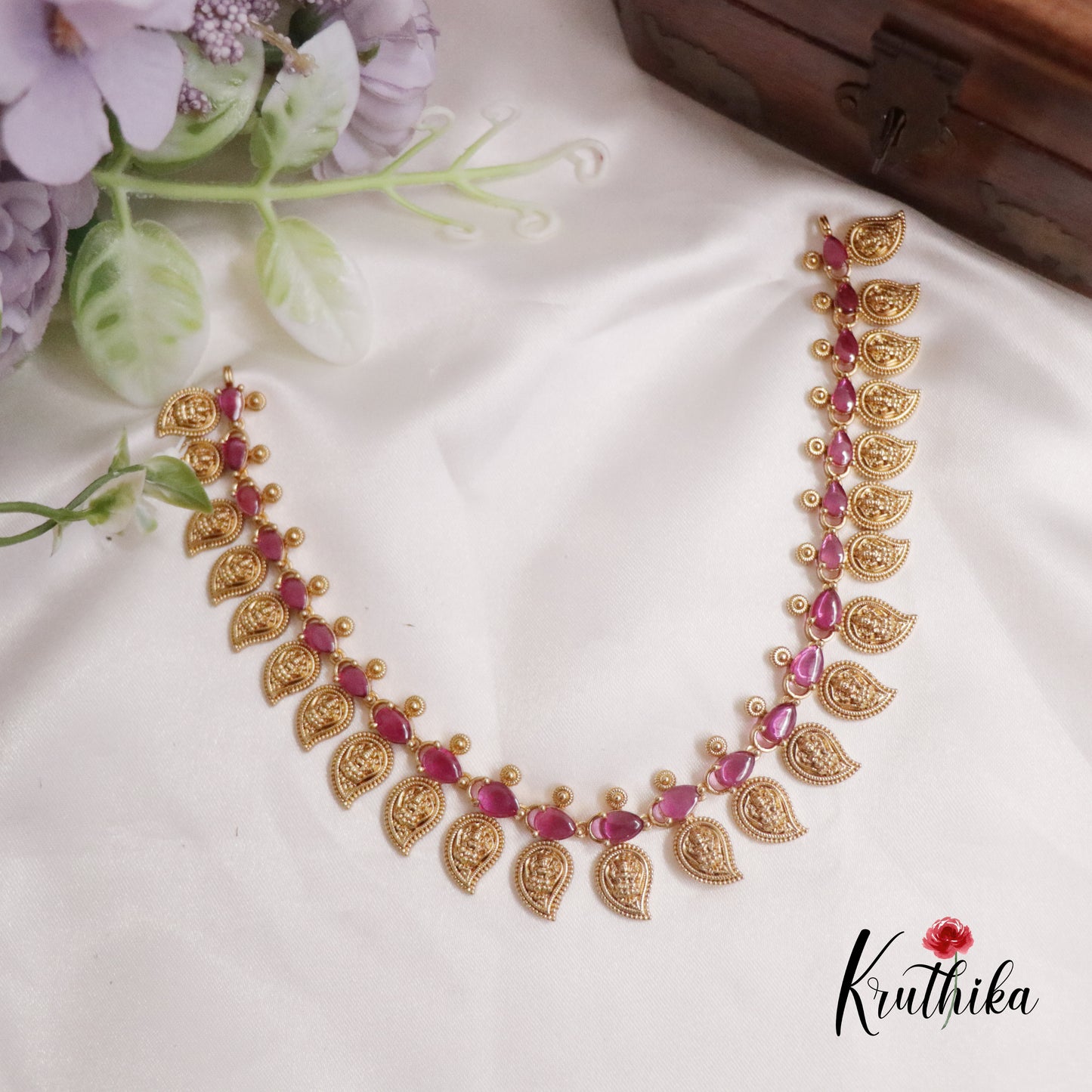 Trendy AD Manga Necklace NC2227 (Available in 3 Colours)