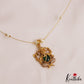 Beautidul CZ Lord Ganesha Pendant Invisible Chain NC2746 (Available In 2 Colors)