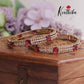 Simple CZ Victorian Bangles B293 (Available in 2 Colours)| (Set of 2 Bangles)