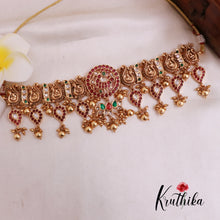 Elegant Peacock Kempu Chocker NC1870 (Available in 2 Colours)