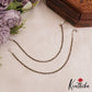 Simple Black Beaded Anklets A56