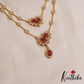 Sparkling Floral Motifs Multi Layered AD Victorian Necklace NC2902 (Available In 2 Colors)