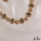 Trendy Floral Motifs CZ Victorian Choker NC3281 (Available In 2 Colors)