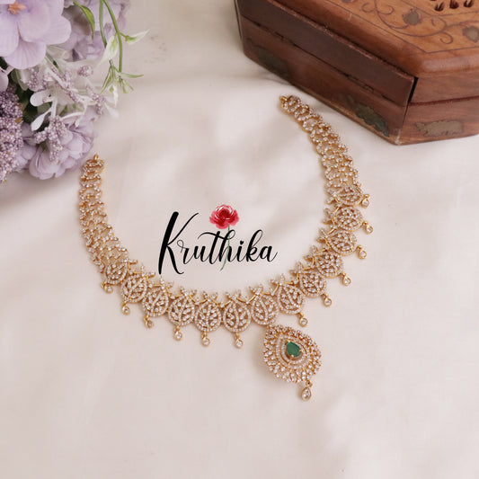 Gorgeous CZ Changeable Stones Necklace NC2061