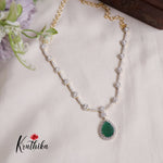 Elegance CZ Sparking Necklace with Pendant Drop NC2169