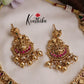 Premium Bridal Three Layer Temple Lakshmi and Peacock Jadau Necklace NC2212 (Available in 2 Colours)