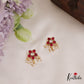 Simple Kemp Floral Motifs Earcuffs | Upper Earrings | Bugadi Earrings E1026 (Available In 3 Colors)
