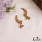 Beautiful Floral Motifs Earcuffs With Jhumka E1044
