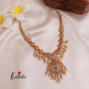 Gorgeous AD guttapoosalu necklace NC1880