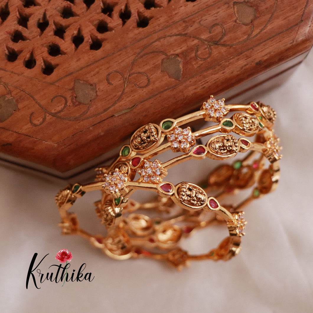 Set of four Lakshmi bangles B126