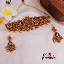 Beautiful Kempu Temple Chocker NC1873 (Available in 2 designs)