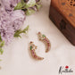 Pretty Kemp Stone Peacock Ear Climbers / Ear Cuffs E1005 (Available In 2 Colors)