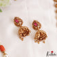 Trendy Antique Peacock Teardrop Motifs Coral Pearl Mala NC3231 (Available In 2 Colors)