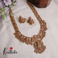 Premium Temple Lakshmi Jadau Haaram with Beads Drops LH1934 (Available in 2 Colours)