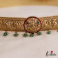 Stunning Antique Lakshmi Peacock Motifs Kemp Hip Belt With Bead Drops V353 (Available In 2 Colors)