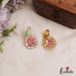Gorgeous Parrot Motif Polki Victorian Stud Earrings E1099 (Available In 5 Colors)