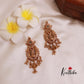 Elegant Floral Temple Necklace with Lakshmi Pendant NC1883