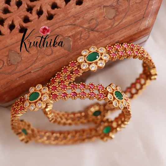 Ruby bangles B6 (pair)