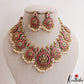 Royal Antique Lakshmi Bottu Jadau Haaram With Rice Pearl Drops NC3172