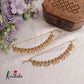 Premium Antique Lakshmi Peacock Double Layered Earchains EC144 (Available In 2 Colours)