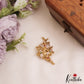 Trendy Antique Floral Motifs Saree Pin SP56