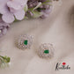 Beautiful CZ Sparkling Ear Studs E618 (Available in 2 Colors)