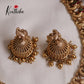 Premium Temple Lakshmi Jadau Necklace with Beads Drops NC2170 (Available in 2 Colours)
