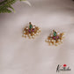 Pretty Jadau Floral Earcuffs | Upper Earrings | Bugadi Earrings E938
